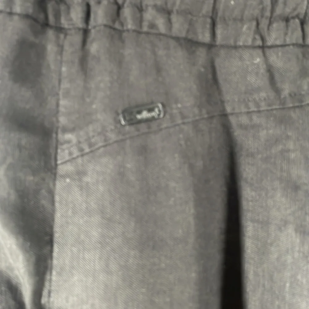 ARITZIA Wilfred Marais Rolled Cuff Pants linen blend black business casual sz 0